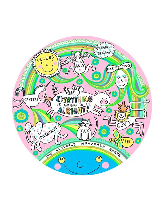 Grayson Perry Rainbow Sickness Art Print - Vibrant Contemporary Wall Decor for Home & Office | Perfect for Art Lovers & Modern Interior Design