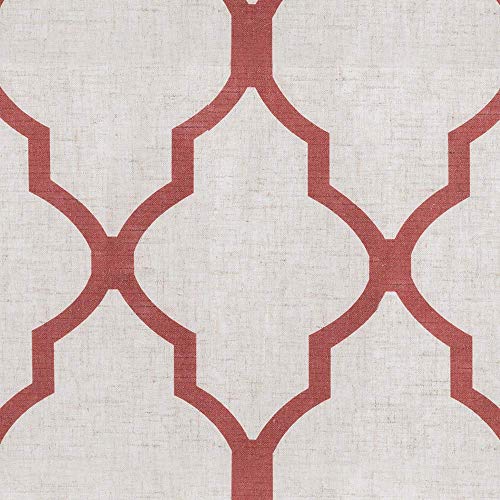 Moroccan | Terra Red on Beige