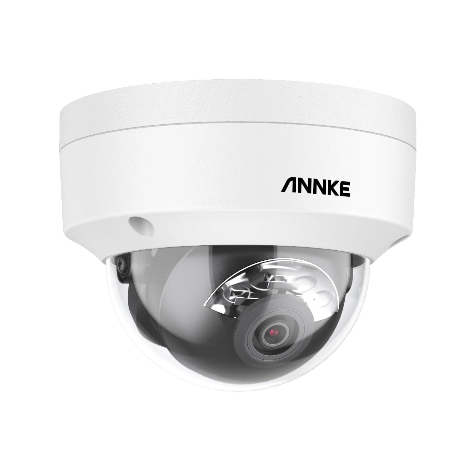 ANNKE C1200 12MP PoE Outdoor Security Camera | IP Dome CCTV with Human/Vehicle Detection & Color Night Vision | 24/7 Recording for Home & Business Security | Ideal for Driveway Monitoring & Store Surveillance
