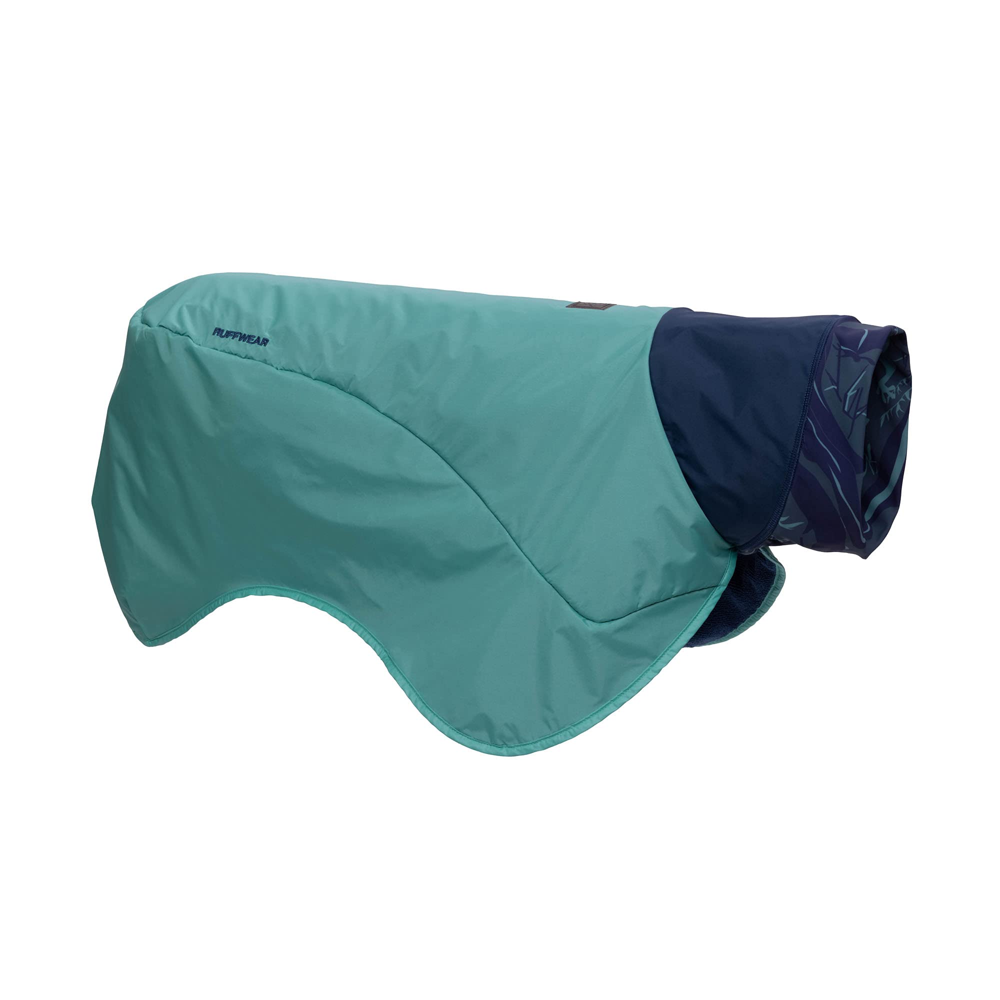 Ruffwear Dirtbag Dog Towel - Absorbent Quick-Dry Dog Coat for Camping, Hiking & Outdoor Adventures - Aurora Teal Small - Perfect for Wet Dogs After Swimming or Rainy Days