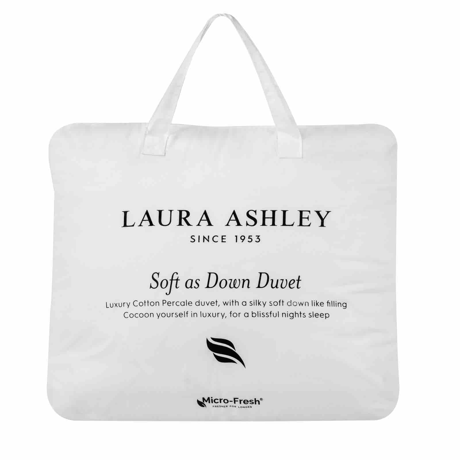 Laura Ashley Ultra Soft Down Alternative Duvet - Lightweight & Hypoallergenic Comforter for All-Season Bedding - Perfect for Cozy Nights & Guest Rooms