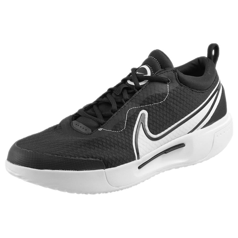 Nike Men's Court Zoom Pro Basketball Shoes - Black/White - High-Performance Indoor & Outdoor Court Sneakers for Training and Games