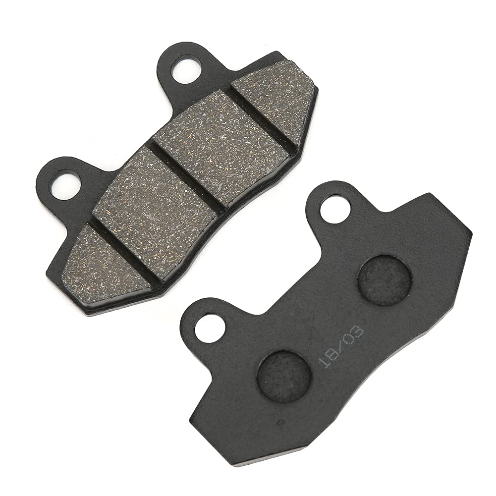 High-Performance Universal Resin Disc Brake Pads 12x6x3 Pairs - Replacement Brake Pads for Electric Scooters & Motorcycles - Perfect for Commuting, Off-Road & Urban Riding