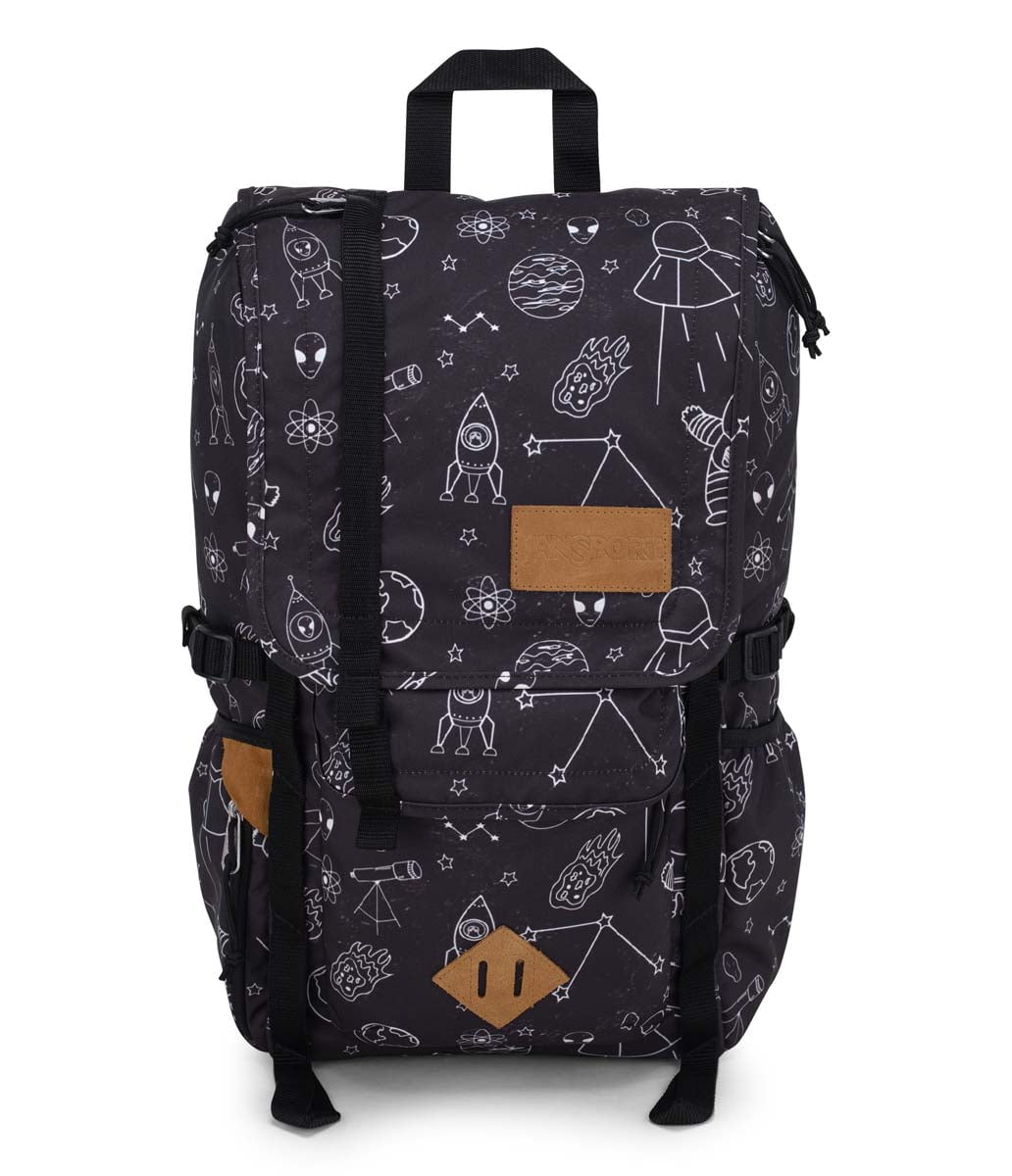 JanSport Hatchet Backpack - Lightweight Laptop Backpack for School & Travel - Durable 15.6 Inch College Backpack with USB Charging Port - Perfect for Students, Commuters & Outdoor Adventures (Cosmic City Design)