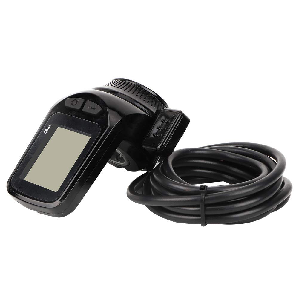 Vipxyc 24V 350W Brushless Motor Controller - Waterproof LCD Display with Thumb Throttle for Electric Bicycle & Scooter | Perfect for DIY E-Bike Upgrades and Commuting Solutions