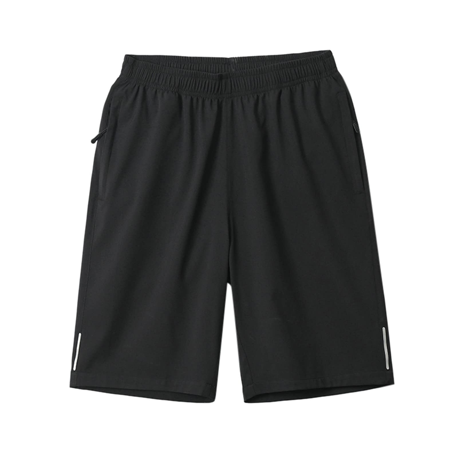 Men's Sport Shorts with Pockets - Solid Color Summer Casual Loose Fit Straight Shorts with Embroidered Drawstring | Perfect for Gym, Running, Basketball & Outdoor Activities