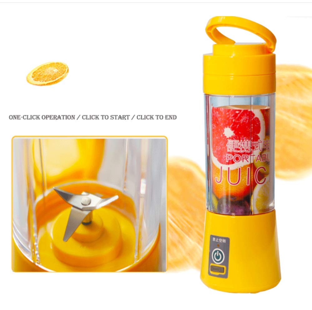 Portable USB Rechargeable Mini Blender - Compact Electric Juicer Cup for Smoothies, Shakes & Fruits - Perfect for Travel, Office & Home Use