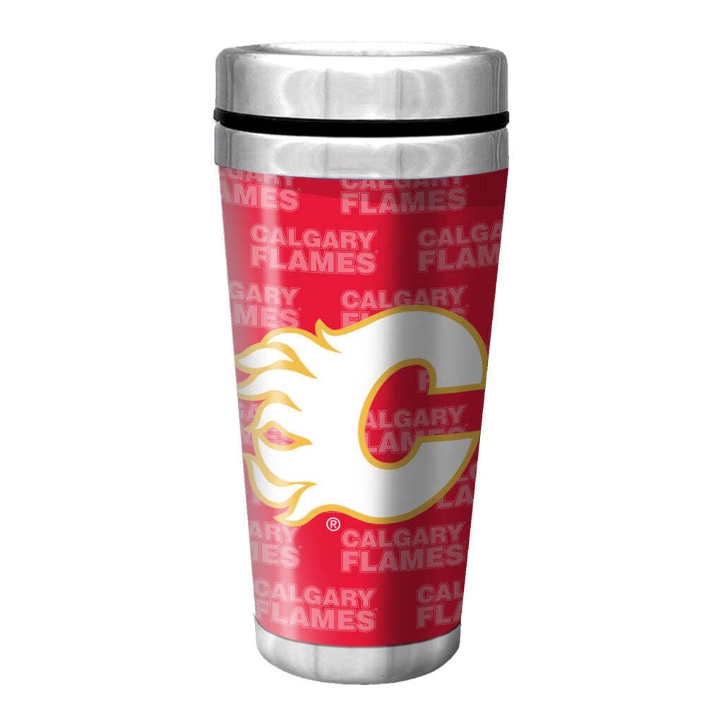 Insulated Full Wrap Travel Mug - 16oz Leak-Proof Stainless Steel Coffee Cup with Lid for Hot & Cold Drinks - Perfect for Commuting, Hiking, Camping & Office Use