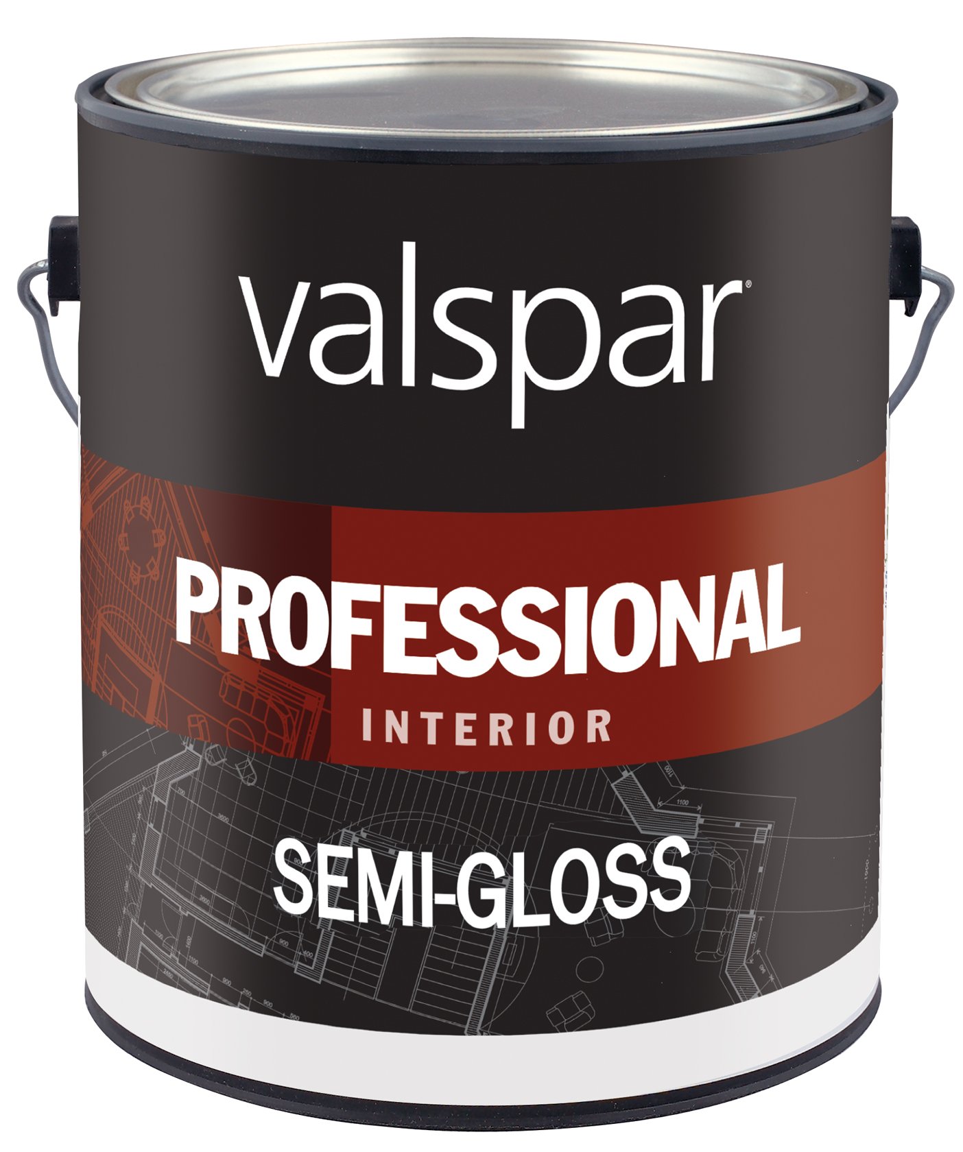 1 Gallon Light Base Interior Professional Series Semi-Gloss Paint - Set of 4 - Perfect for Walls, Ceilings & Trim in Homes, Offices & Commercial Spaces