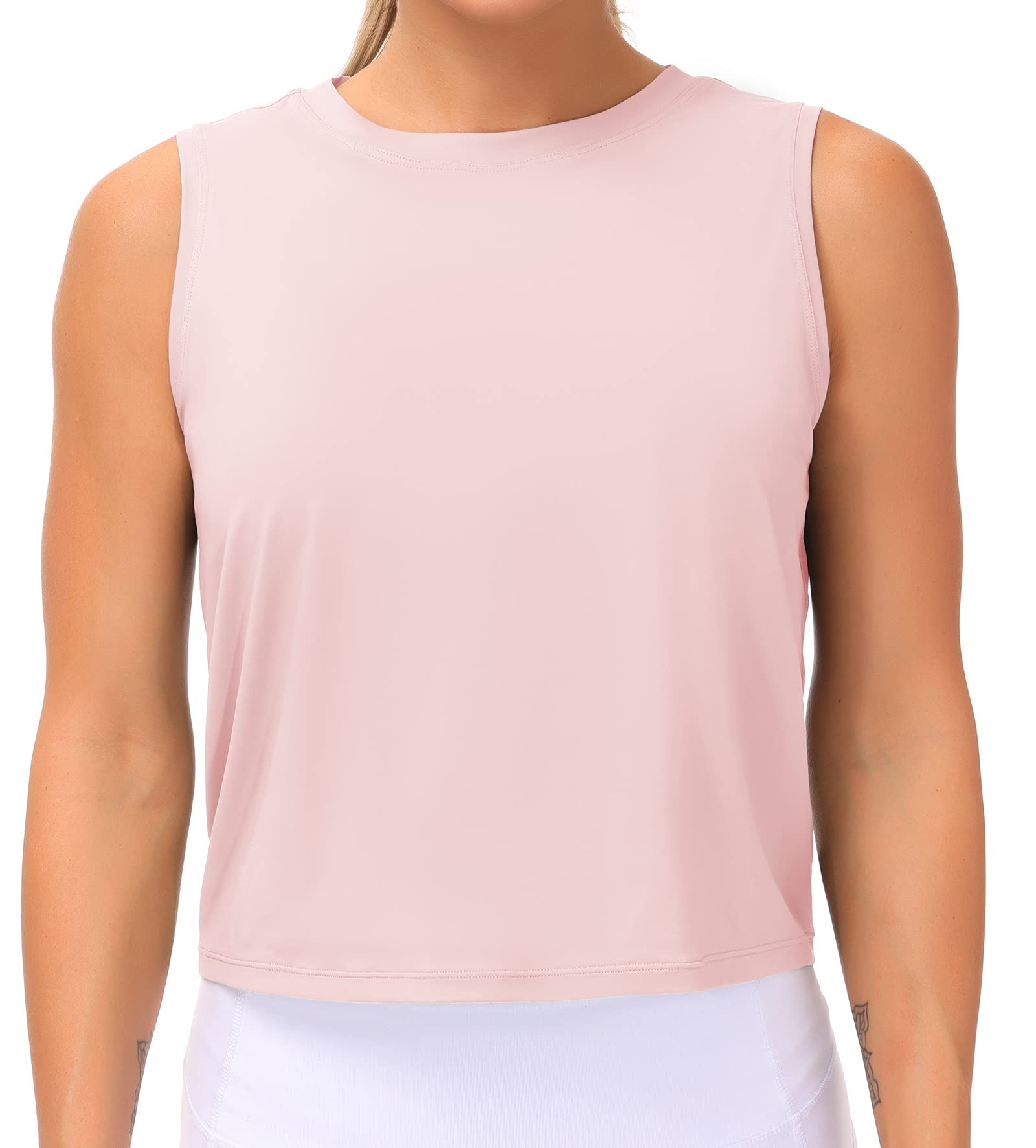 Best Women's Workout Tops - Loose Fit Athletic Running Tank Tops | Sleeveless Quick Dry Yoga Shirts for Gym, Running & Yoga | Comfortable Breathable Activewear for Women