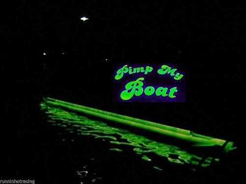 Premium Green Blob Outdoors LED Boat Deck Lighting Kit with Red & Green Navigation Lights - DIY Pontoon Under Deck Lighting for Boats (Green, 20 Pack) - Perfect for Night Cruising, Parties & Water Safety