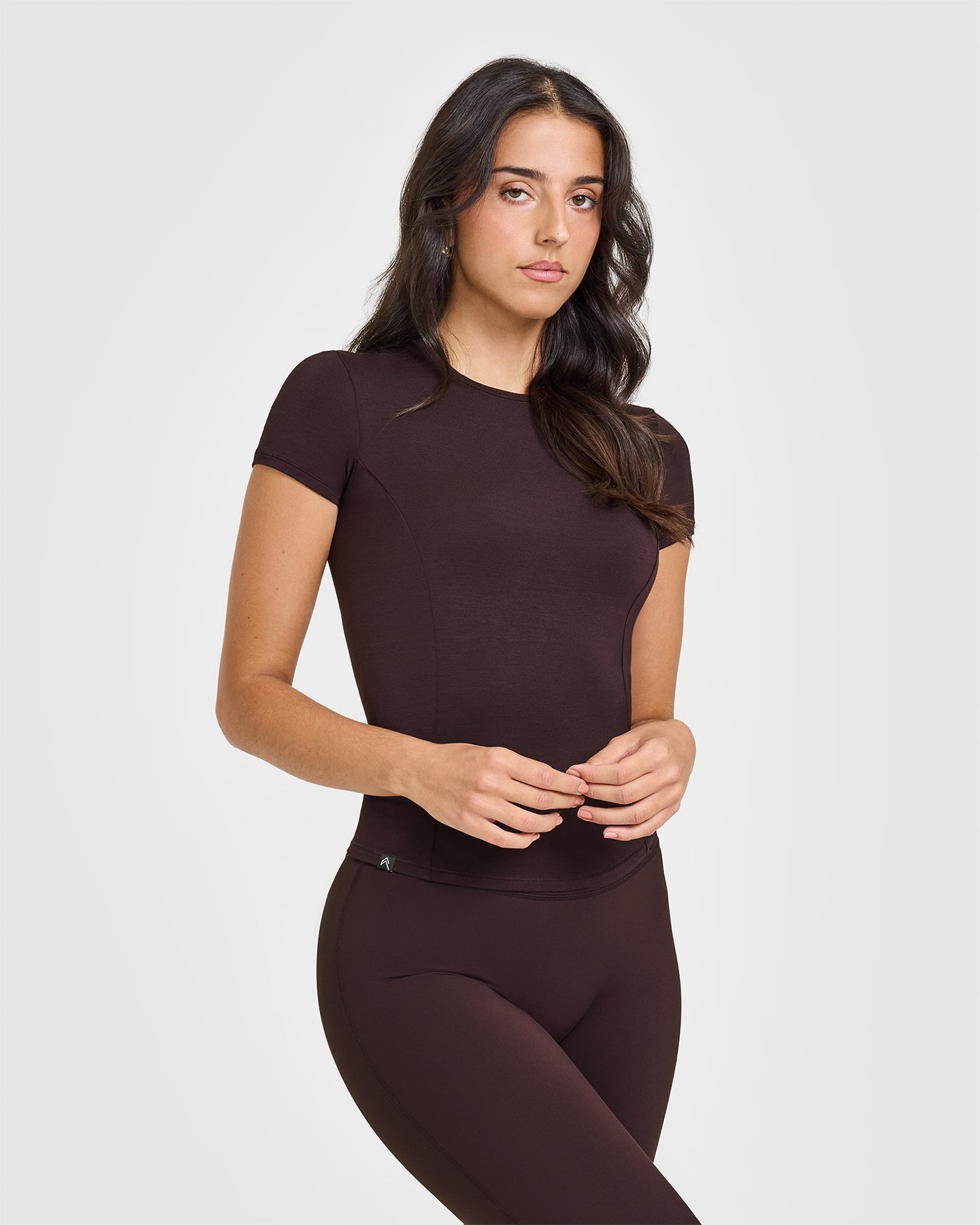 Mellow™ Soft Short Sleeve T-Shirt for Women | Comfortable Cotton Tee in Plum Brown | Perfect for Casual Wear, Outfits & Everyday Comfort