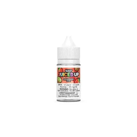 Juiced Up Salts Strawberry Kiwi Salt Nicotine E-Liquid - 30mL Vape Juice for Refillable Pod Systems & Disposable Vapes | Sweet Fruity Flavor for All-Day Vaping