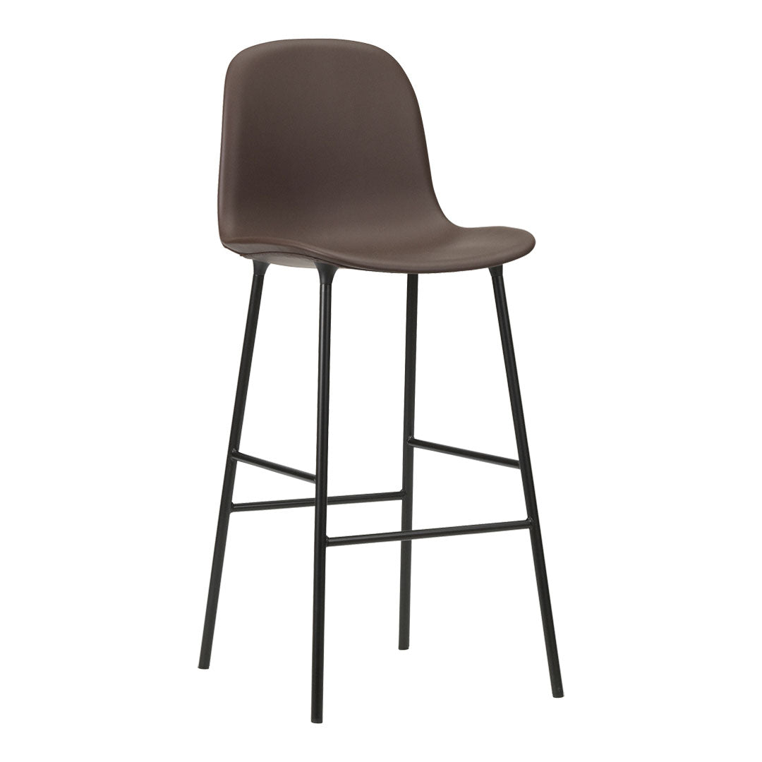 Modern Form Bar Chair - Fully Upholstered Counter Stool with Comfortable Seat - Perfect for Kitchen Islands, Breakfast Bars & Home Bars