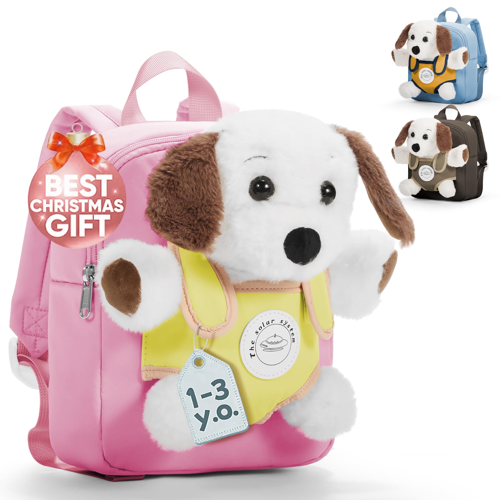 Kibachev Kids Backpack with Adjustable Chest Strap - Lightweight School Bag for Girls & Boys Ages 2-5 Years (8-10L) - Perfect for Preschool, Kindergarten & Daycare - Durable Toddler Backpack for Daily Use, Travel & Outdoor Adventures