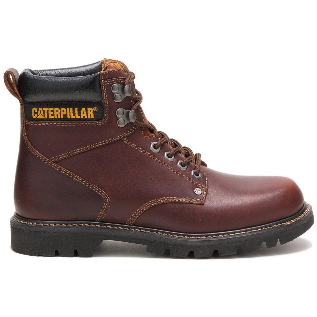 Second Shift Soft Toe Work Boots for Men - Comfortable Tawny Brown Safety Shoes for Construction & Outdoor Work | Durable Non-Slip Work Boots for Warehouse, Landscaping & Heavy Duty Jobs
