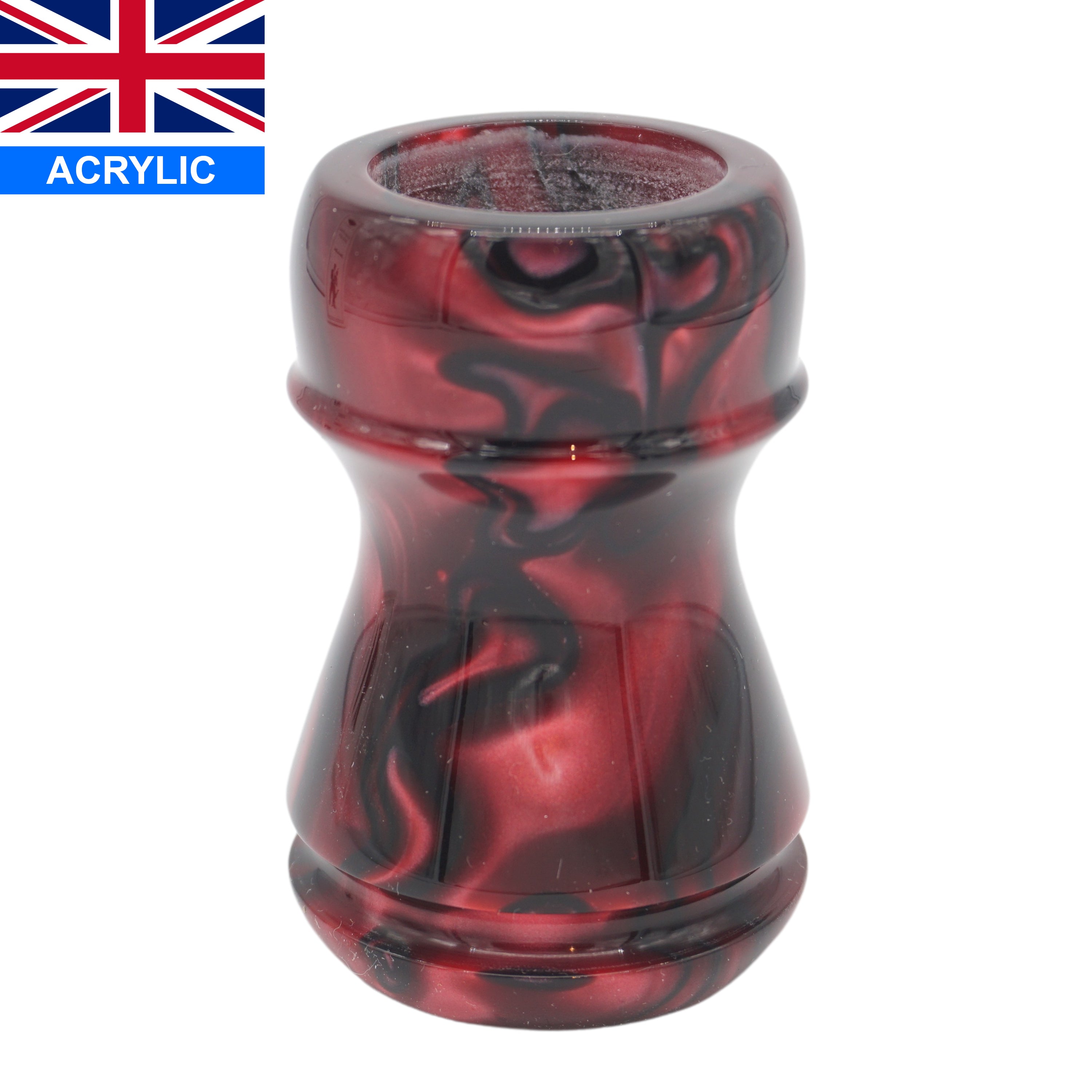 Premium True Blood Handcrafted Shaving Brush Handle - Fits 24mm & 26mm Knots - Perfect for Wet Shaving & Grooming Gifts for Men