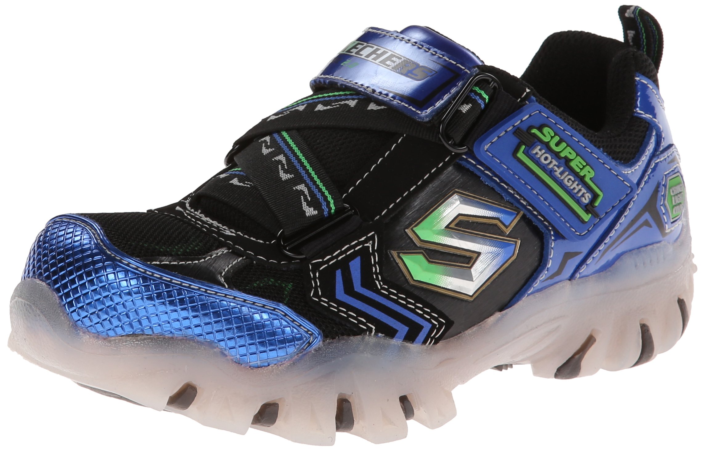 Skechers Kids Light-Up Spektra Sneakers - LED Light Up Shoes for Boys & Girls, Comfortable Walking & Running Shoes for School, Play & Outdoor Activities