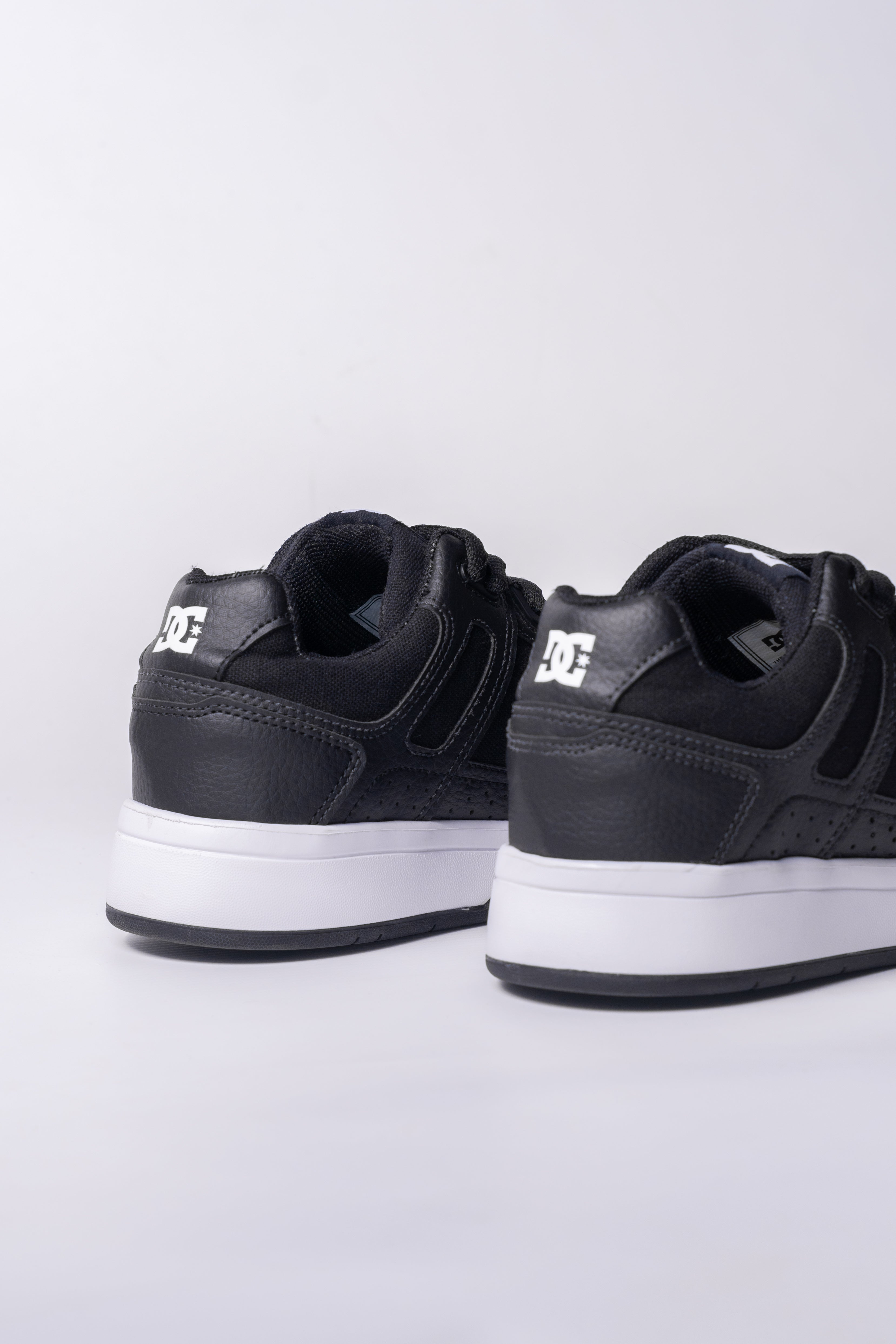 DC Stag Lite RS Skate Shoes for Men - Black | Lightweight & Durable Skateboarding Shoes for Street & Park Skating