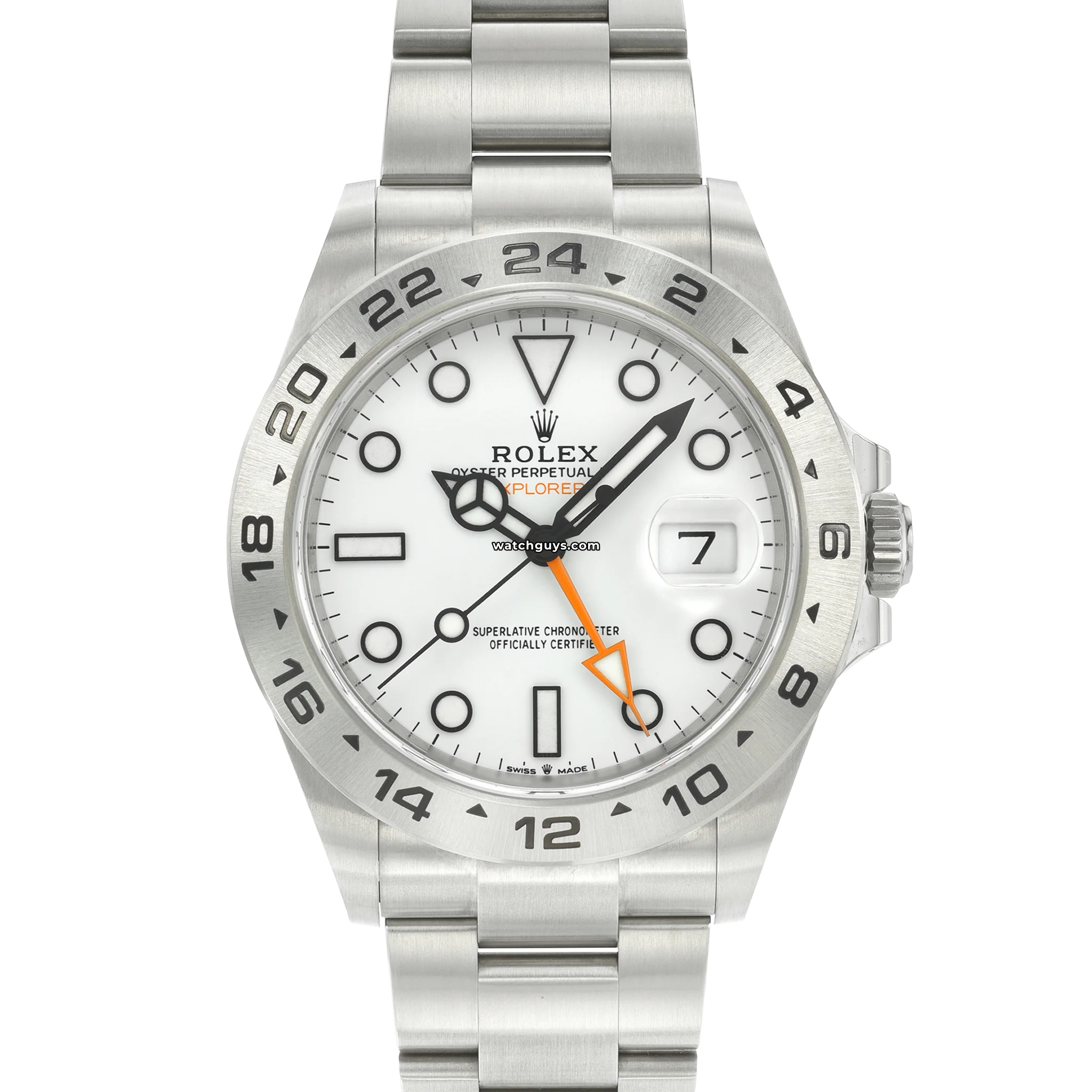 Rolex Explorer II 226570 White Dial Stainless Steel Watch - Luxury Timepiece for Men, Perfect for Outdoor Adventures & Professional Use