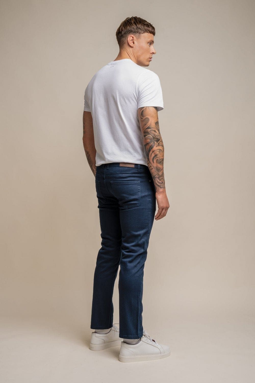 Cavani Milano Premium Steel Denim Jeans for Men - Slim Fit Stretch Comfortable Designer Jeans | Perfect for Casual Wear, Office & Night Out