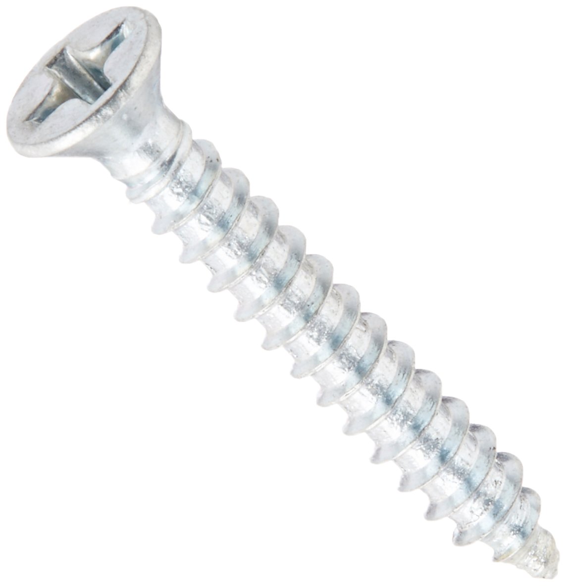 Small Parts 0616APF Zinc Plated Steel Sheet Metal Screws, #6-18 Thread, 1