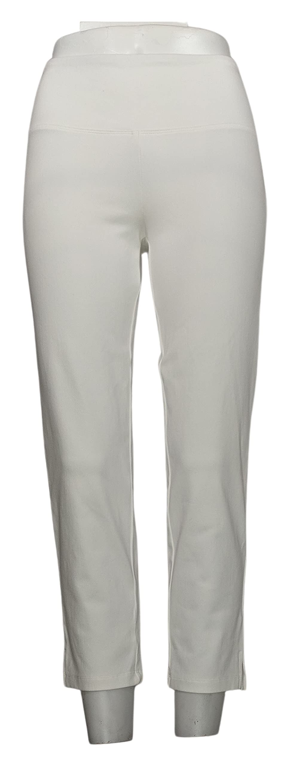 Women's Regular Tummy Control Crop Jeans in White XX Small - High Waisted Slimming Denim for Casual Outfits & Summer Wear