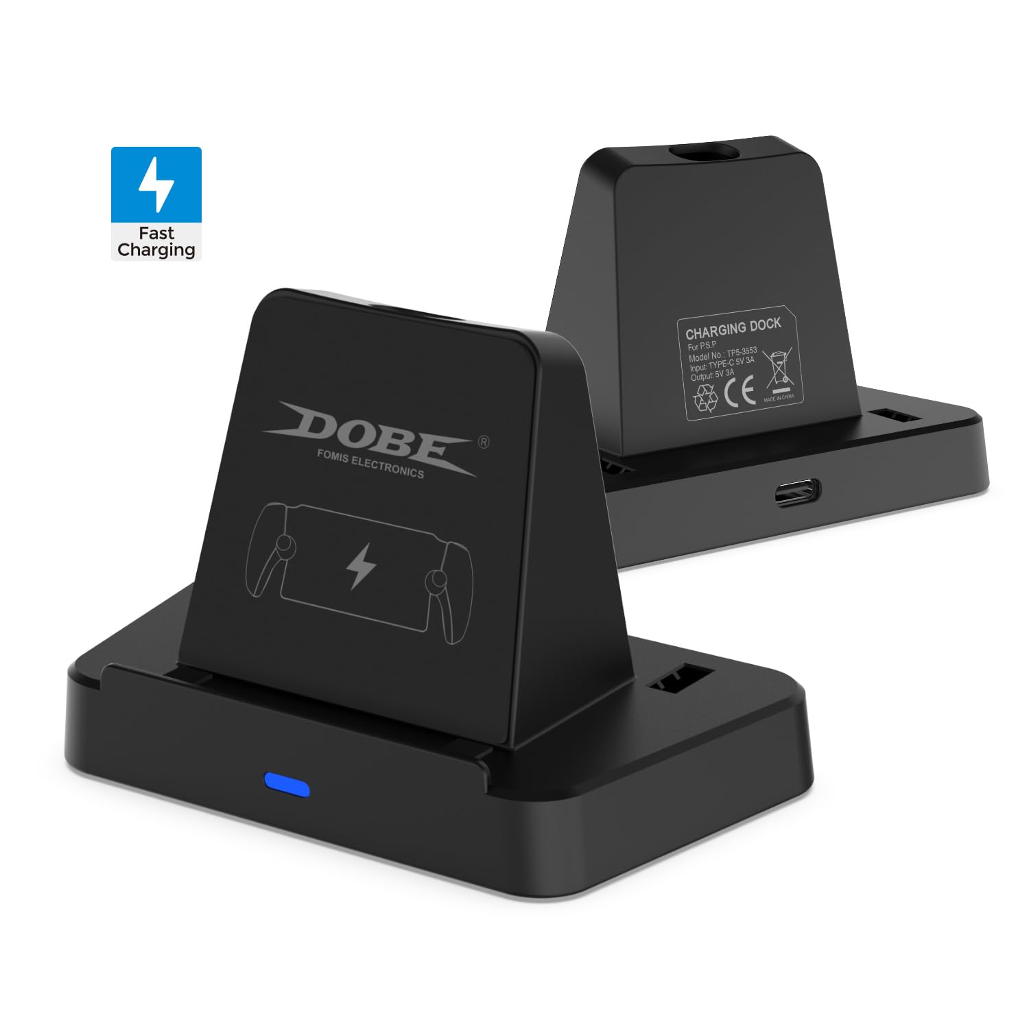 PS5 Portal Charging Dock with Type-C Cable - Portable Gaming Station