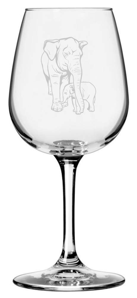 Baby Elephant Zoo Wine Glass 12.75oz - Perfect for Animal Theme Parties