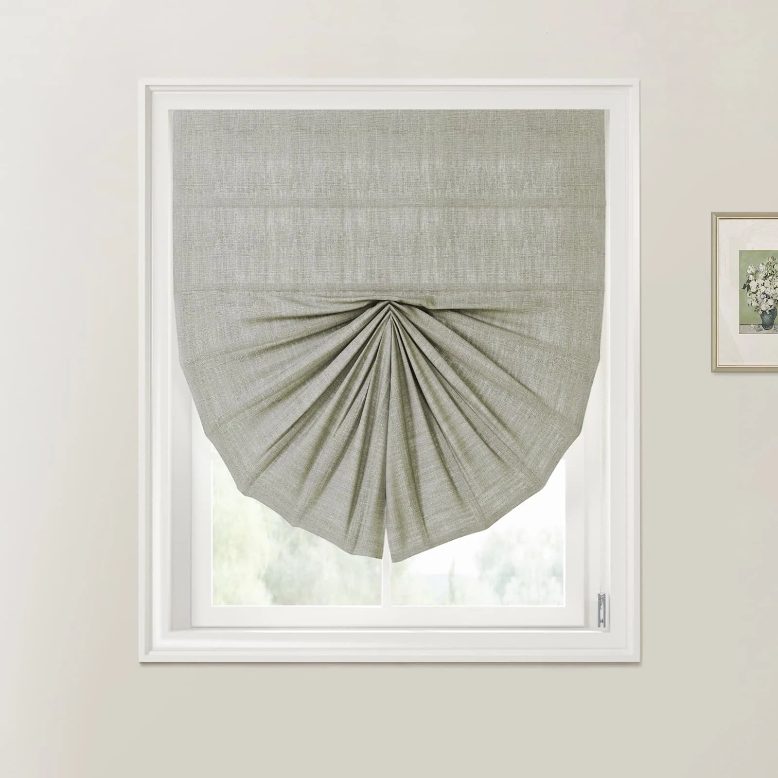 Custom Roman Shades with Cord Lift - Blackout Window Blinds for Bedroom & Living Room - Elegant Home Decor & Light Control Solution