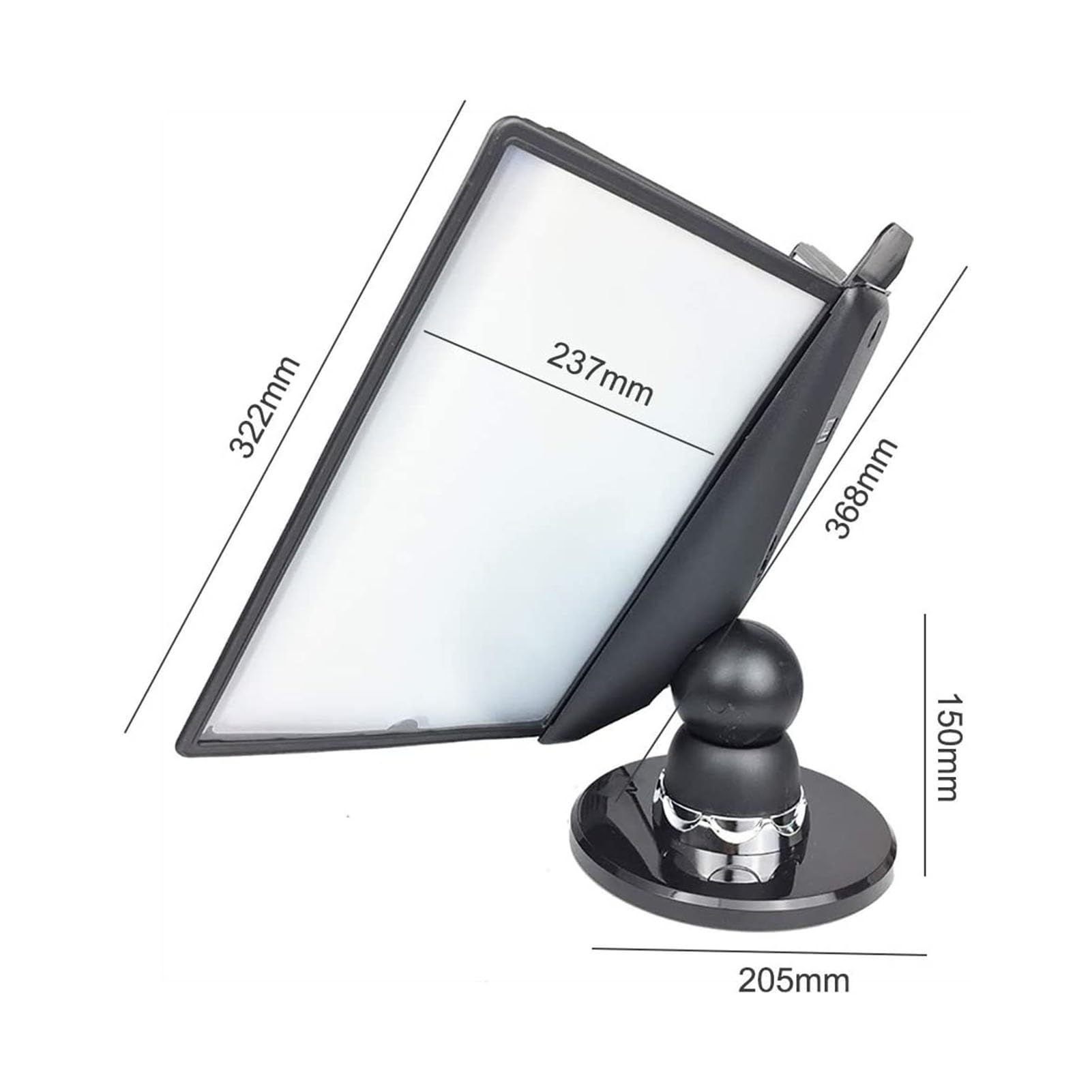 Adjustable 10-Pocket Double-Sided Desktop Catalog Display Rack - File Organizer & Document Holder for Office, Retail, and Home Workspaces - Perfect for Brochures, Menus, Receipts, and Office Paper Organization