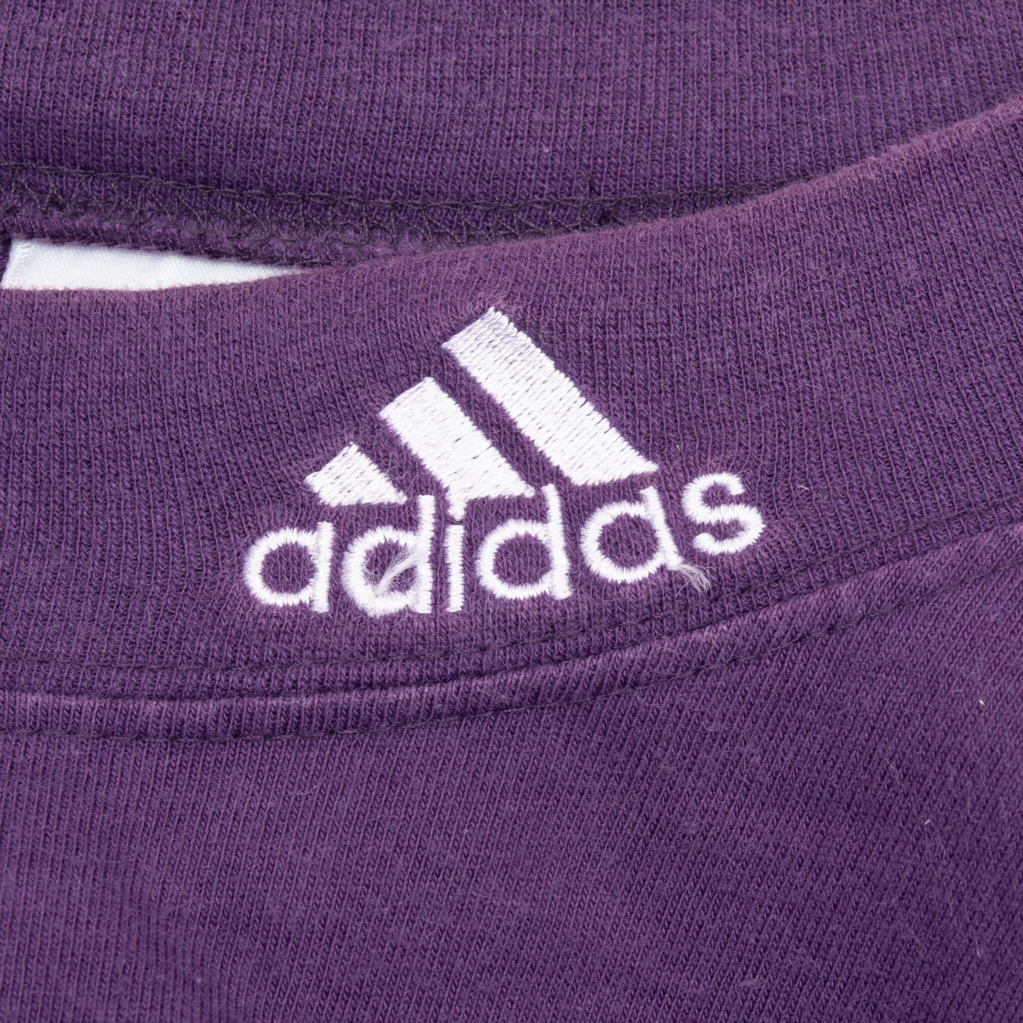 Vintage Adidas Long Sleeve Purple Turtleneck Tee Shirt - 1990s Retro Style, 2XL, Made in USA - Perfect for Casual Wear, Street Fashion & 90s Nostalgia