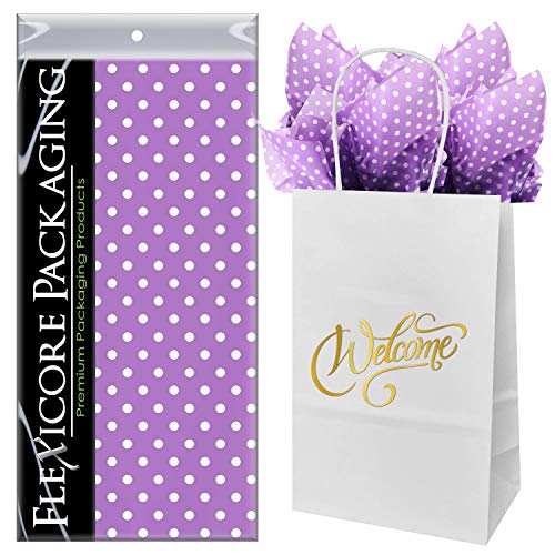 Lilac Purple Polka Dots