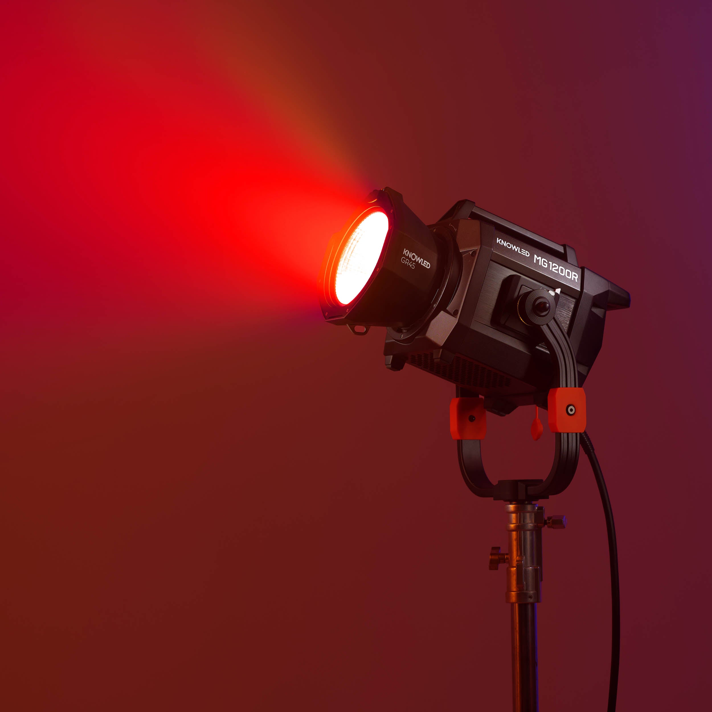KNOWLED MG1200R RGB LED Video Light - Professional Cine Lighting Kit with Flight Case & K3 Accessories for Film, Photography, and Studio Production
