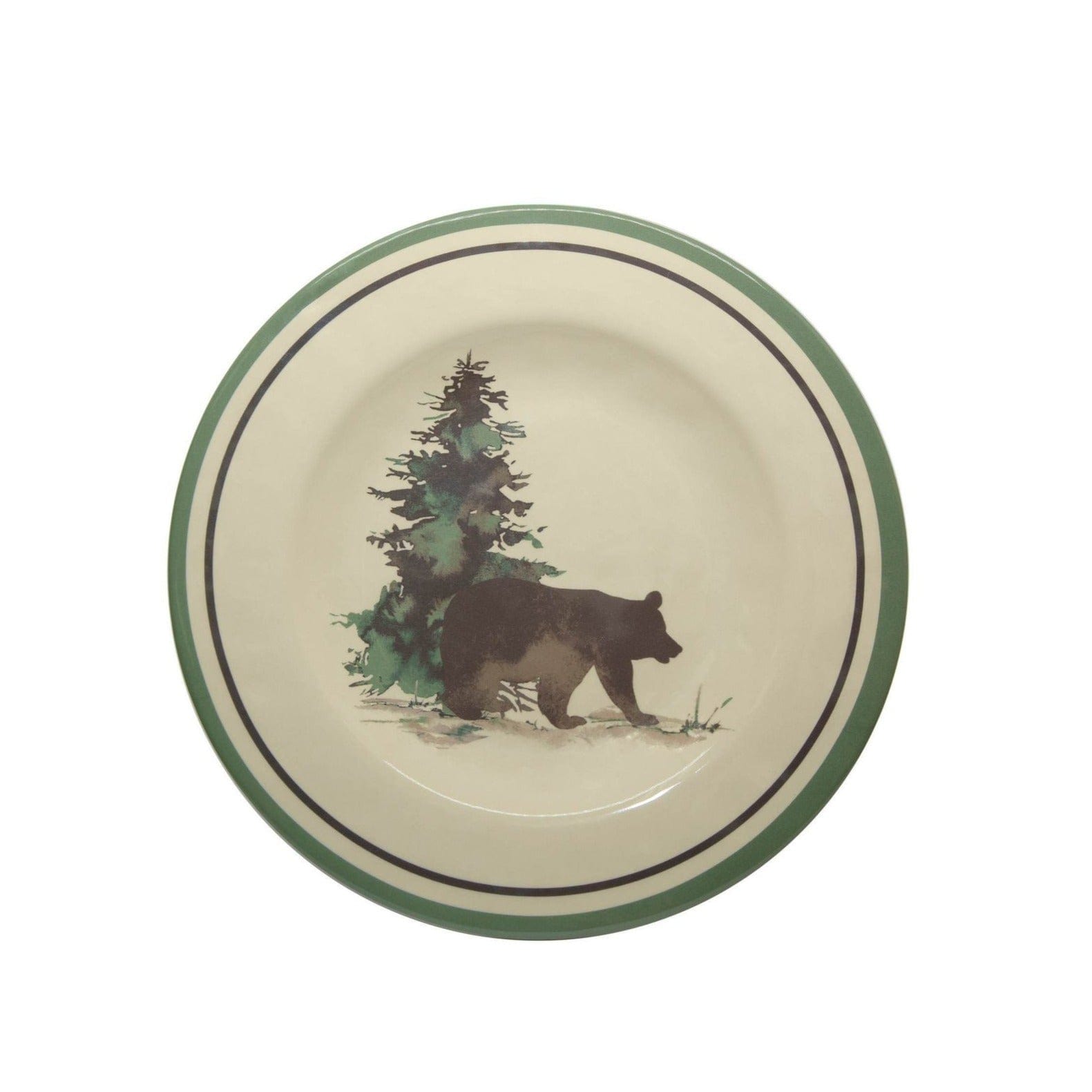 Premium Joshua Melamine Salad Plates Set of 4 - Durable & Stylish Dinnerware for Outdoor Picnics, BBQs, and Everyday Dining