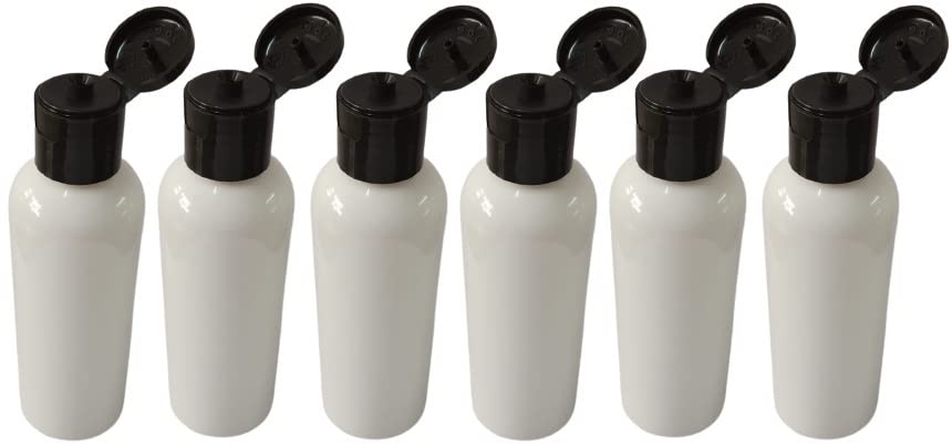 200ml Clear Plastic Travel Bottles - Leak Proof Squeeze Containers for Cosmetics & Toiletries (Pack of 6) | Perfect for Travel, Gym, Camping & Home Organization
