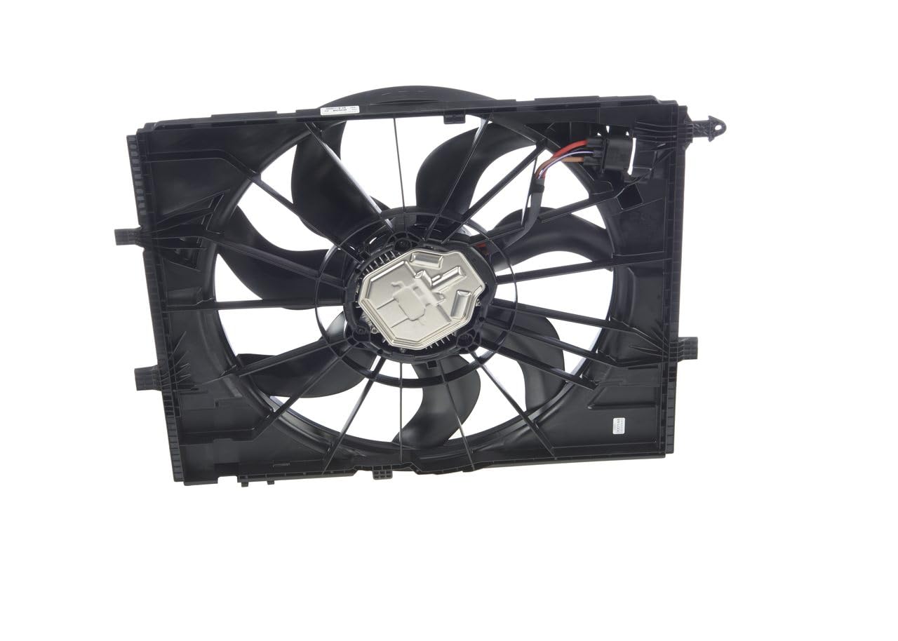 BOSCH 0130707516 OE Replacement Engine Cooling Fan Assembly for Mercedes-Benz E300 E400 E43 AMG GLC300 GLC43 AMG - High Performance Cooling Solution for Hot Weather & Heavy Traffic Driving