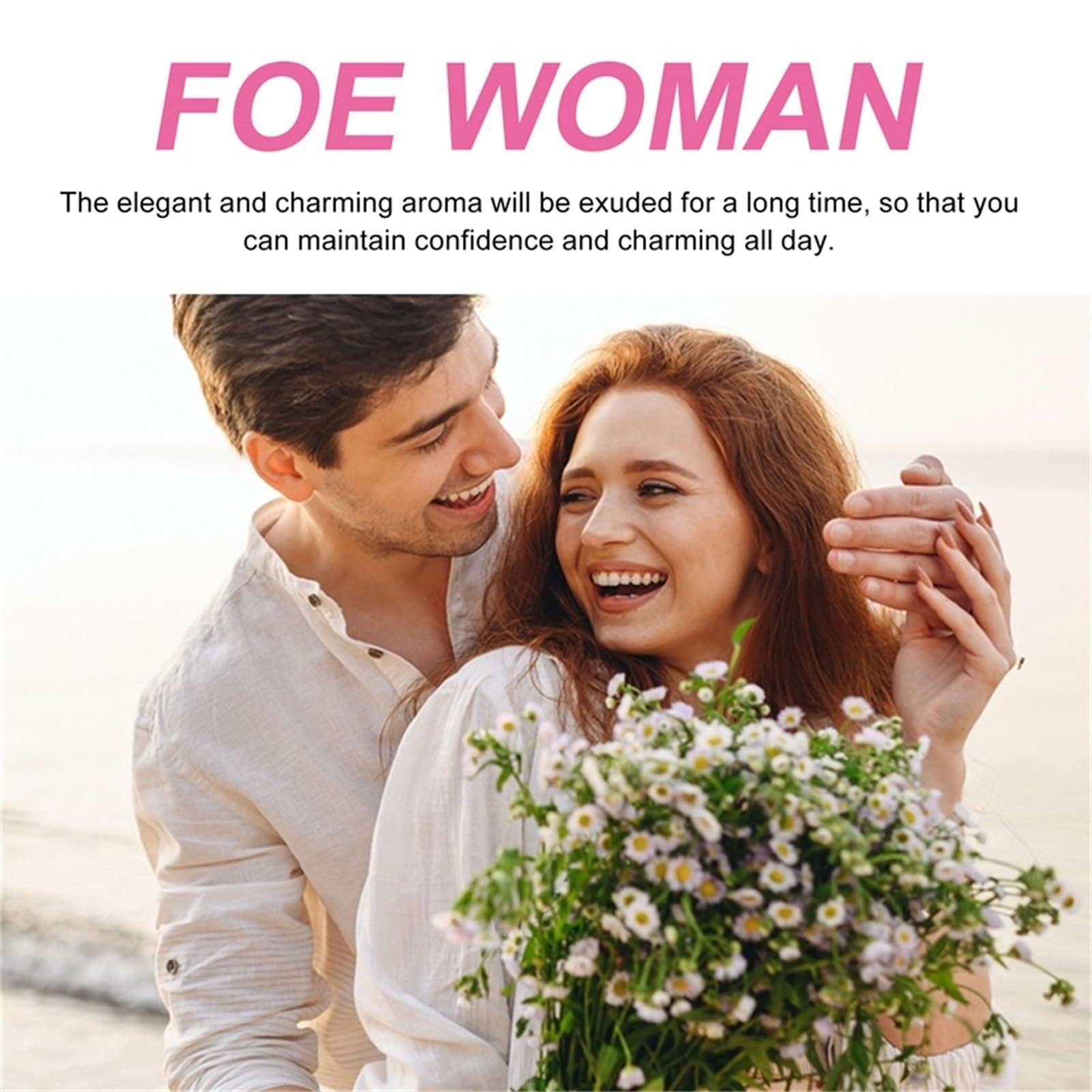 Pure Natural Rose Perfume Oil for Women - Long Lasting Roll On Fragrance, Romantic Floral Scent, Enhanced with Essential Oils (2PC) - Perfect for Date Nights, Weddings & Special Occasions