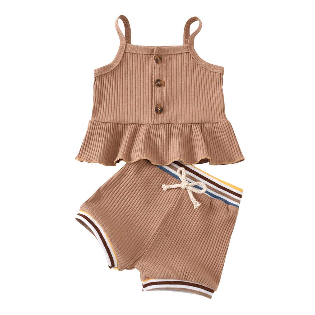 **Boys White T-Shirts & Infant Baby Girls Solid Suspenders Dress Outfits Set - Casual Playwear, Birthday Party, Photo Shoot Outfits**
