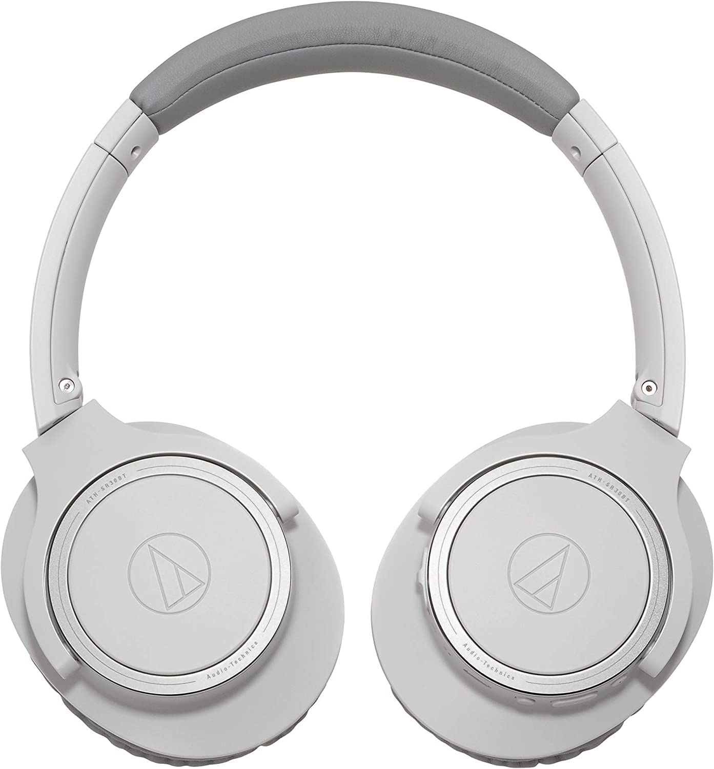 Audio Technica ATH-SR30BT Wireless Bluetooth Headphones - 40mm Drivers, 70-Hour Battery Life (Renewed Like New, Natural Gray) - Perfect for Commuting, Gaming & Music Listening