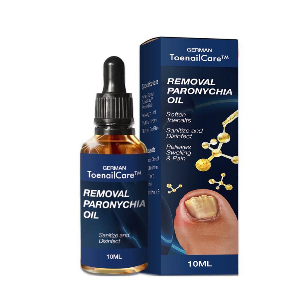 Toenail Care Removal Oil - Paronychia & Ingrown Toenail Treatment | Nail Renewal Liquid for Damaged & Discolored Nails | Fast Healing Solution for Healthy Feet | Perfect for Pedicures & Daily Foot Care