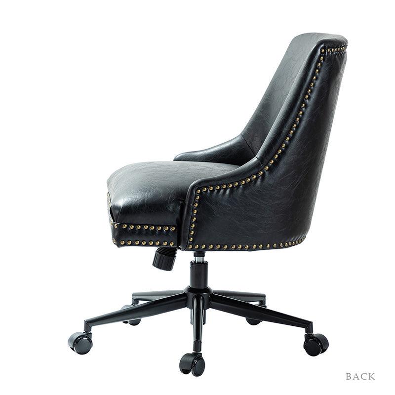 Juniper Vegan Leather Office Chair - Ergonomic Executive Desk Chair for Home & Office - Eco-Friendly PU Leather, Adjustable Height, Comfortable Seating for Long Hours