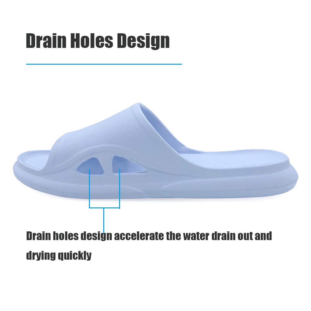 LM Women's Non-Slip Shower Slippers - Comfortable Bathroom Sandals & House Slippers for Dorm, Spa, and Indoor Use - Soft & Waterproof Home Shoes for Women