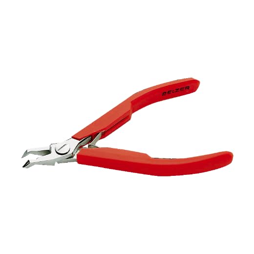 Bahco 2787 F Oblique Cutter - Professional Red & Silver Diagonal Cutting Pliers for Electrical Work, Jewelry Making, and DIY Projects