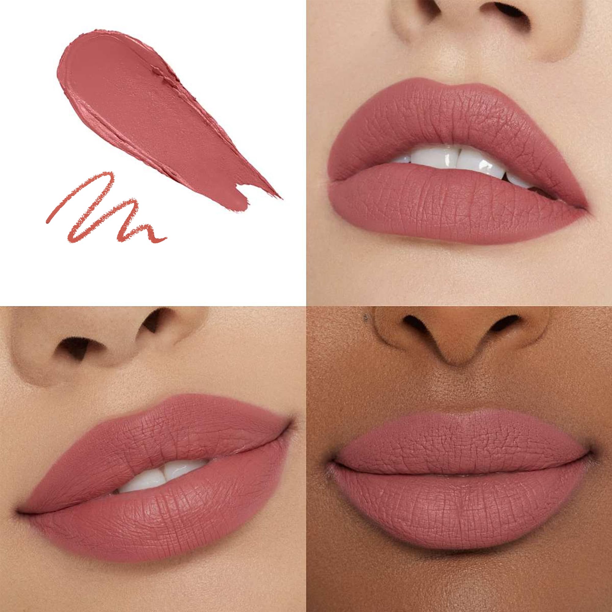 Waterproof Matte Liquid Lip Liner Pen - Long Lasting 2-in-1 Lip Stain Marker, Quick Drying Non-Smudge Lipstick (#07 Beige) | Perfect for Daily Makeup, Night Out & Special Occasions