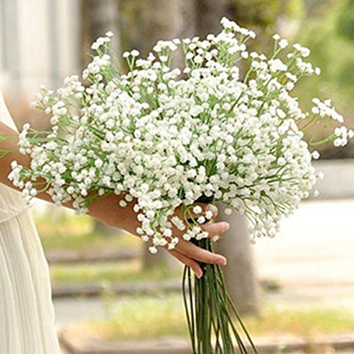 Elevin(TM) White Artificial Gypsophila Flowers for Wedding Decor