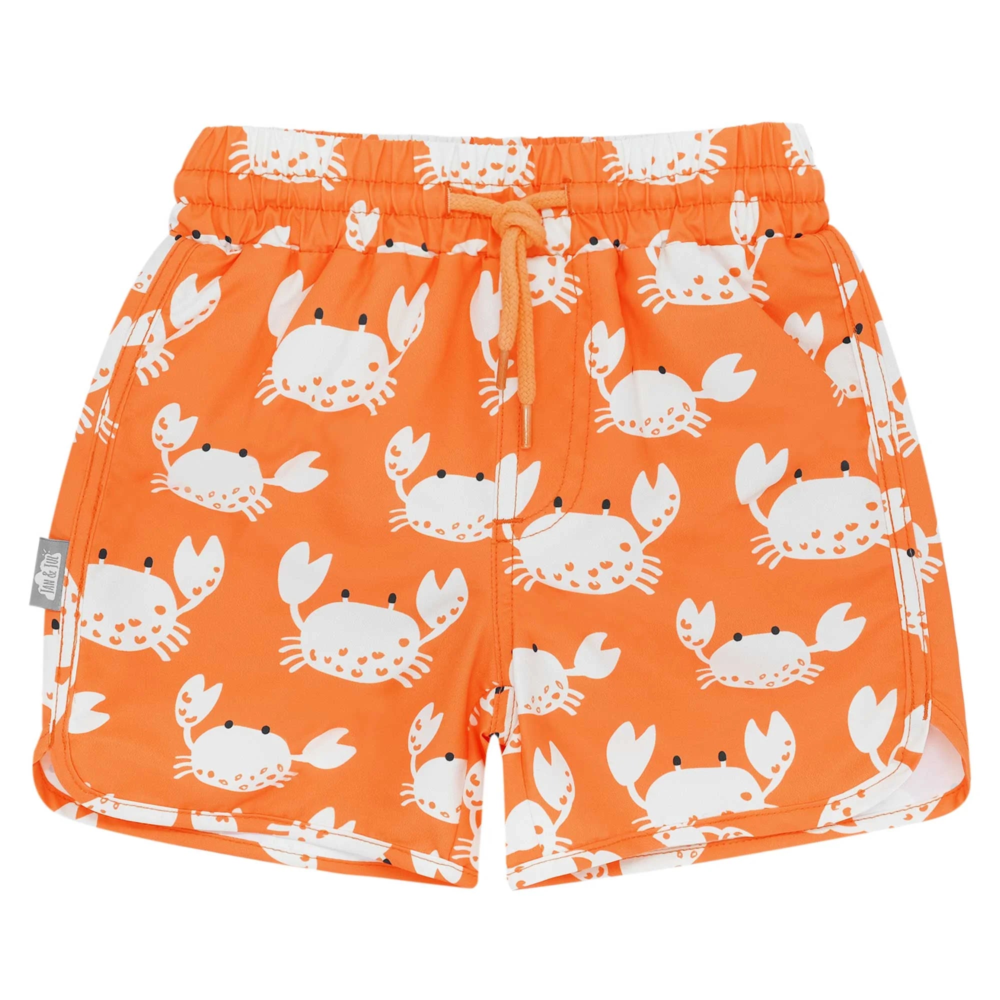 Jan & Jul Crabby Crab UPF 50+ UV Protection Swim Shorts for Toddlers - Perfect for Beach, Pool & Summer Water Play