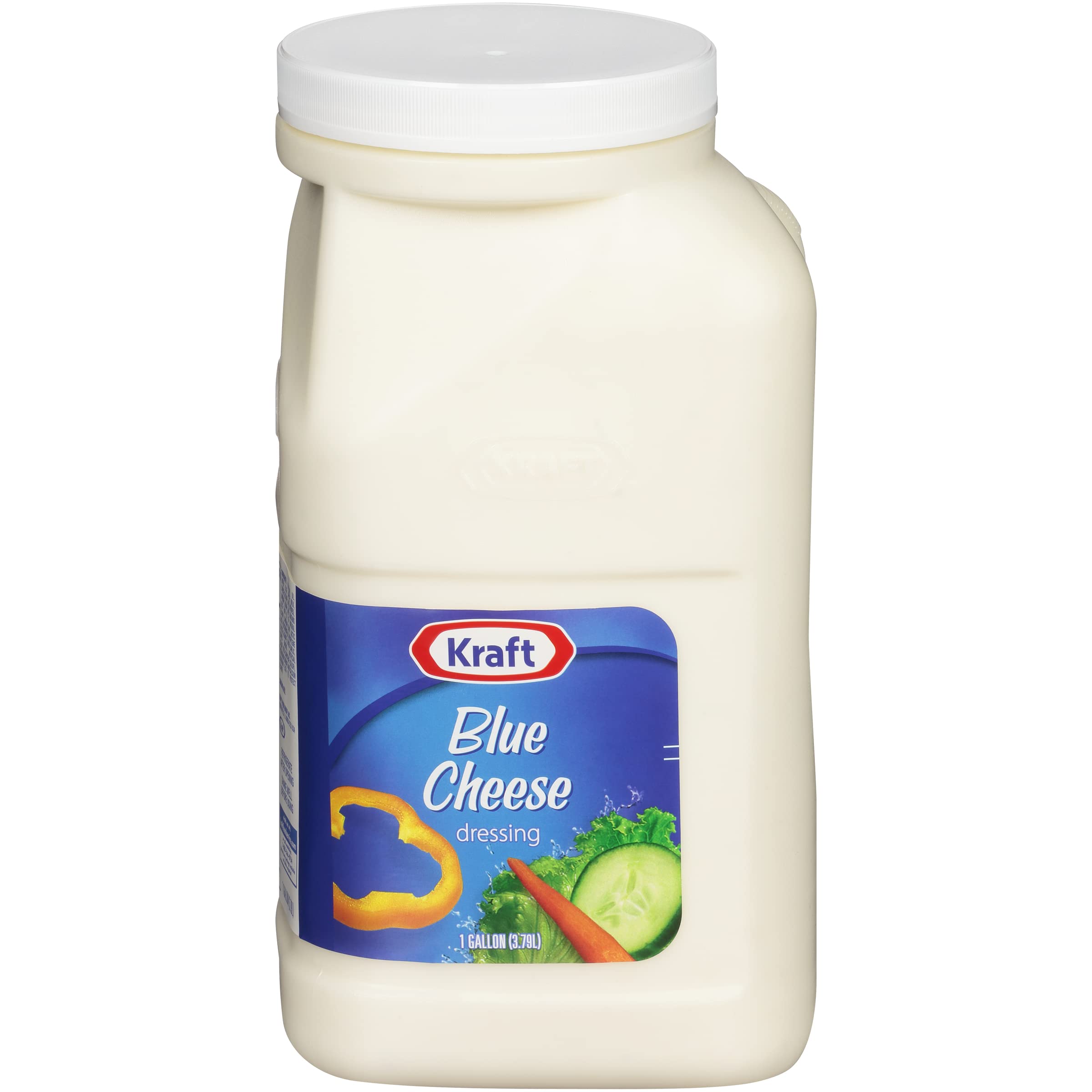 Premium Kraft Blue Cheese Salad Dressing - 1 Gallon Jugs (Pack of 4) | Bulk Restaurant-Grade Dressing for Salads, Wings & Dips | Perfect for Catering, Food Service & Home Use