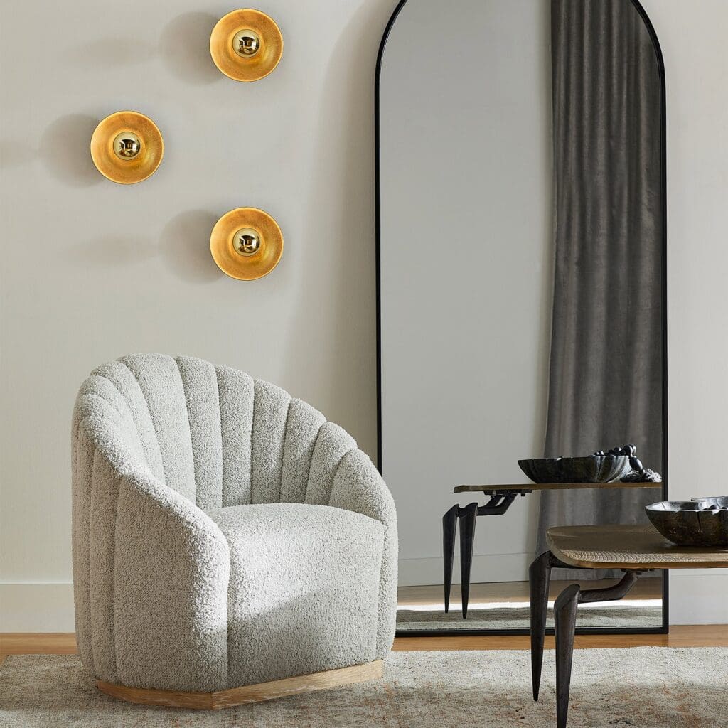 Cyan Design 11419 Concord Arched Mirror 76 x 32 Inch Black - Elegant Wall Mirror for Living Room, Bedroom, or Entryway Decor