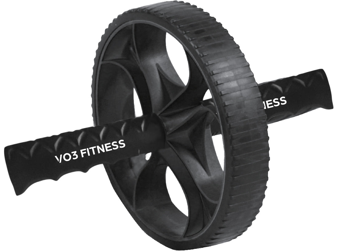 VO3 Ab Wheel Roller for Core Workouts - Strengthen Abs, Back & Shoulders - Home Gym Equipment for Full-Body Training & Fitness Routines